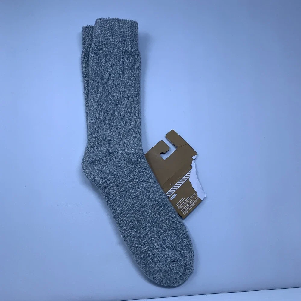 Old Navy Unisex One Size Gray Marled Knit Crew Socks NWT